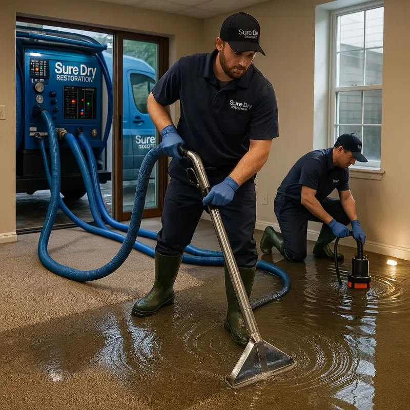 Water Extraction and Removal process in Lapeer County, MI